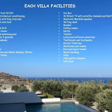 Saint John Oia-villas With Private Heated Pool Apartment